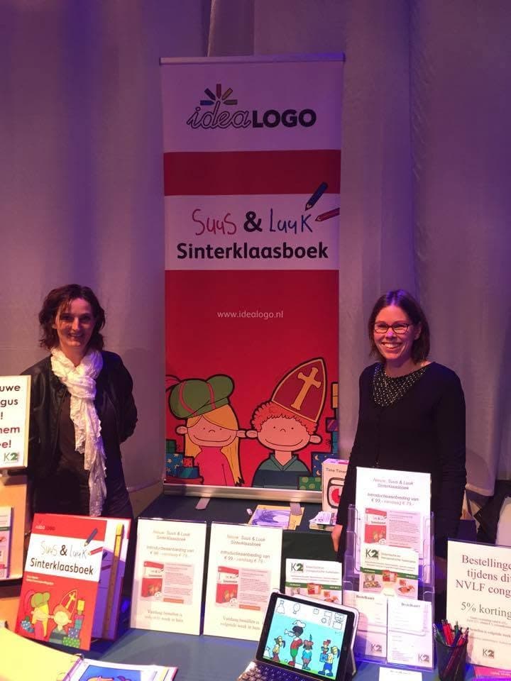 Stand met het Suus & Luuk Sinterklaasboek